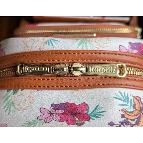 Disney Loungefly Princess Floral Sketch Mini Backpack & Wallet Set NWOT